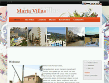 Tablet Screenshot of maria-villas.gr